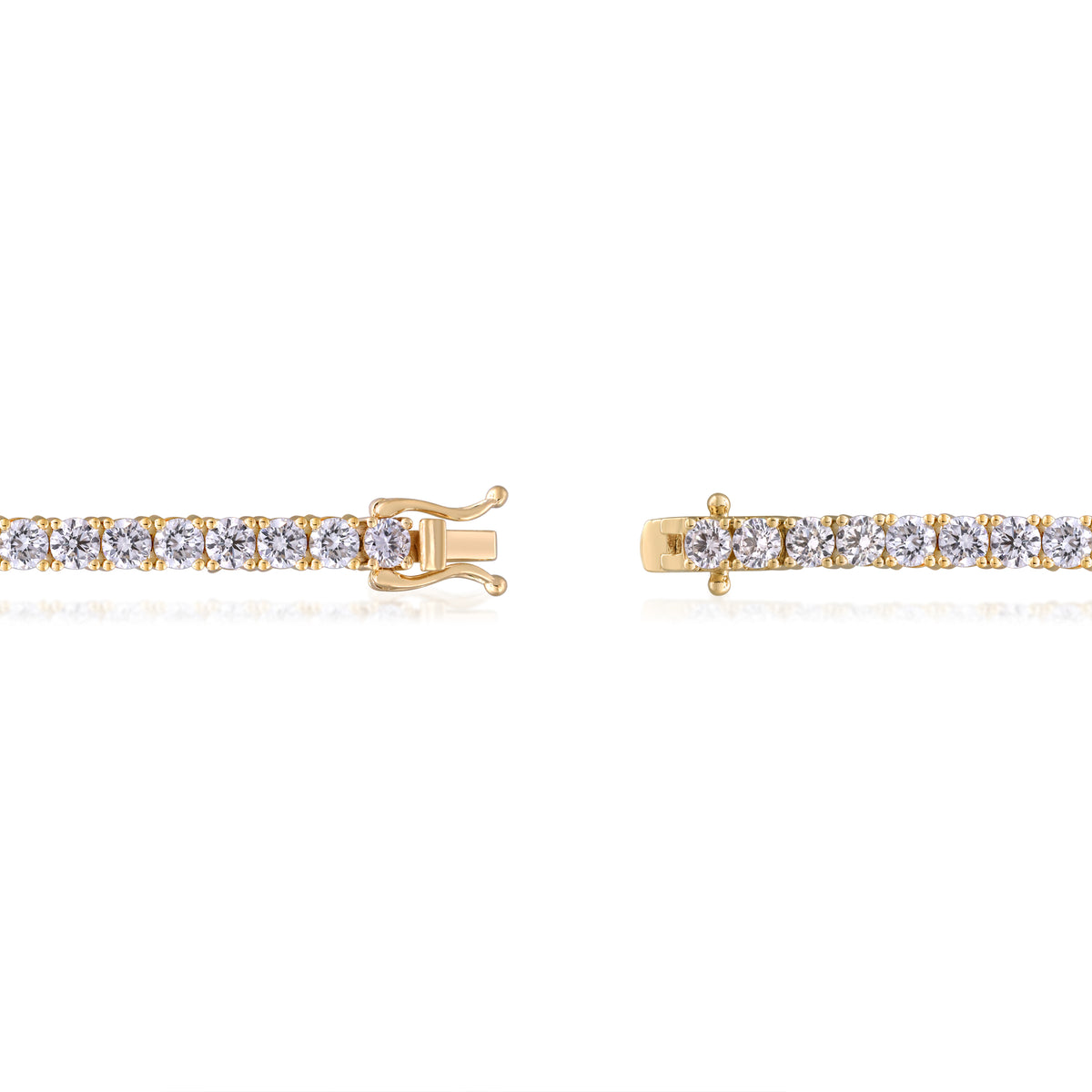 myGemma 8.85 ctw Yellow Gold Lab Grown Diamond Bracelet 3