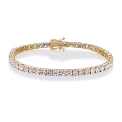 myGemma 8.85 ctw Yellow Gold Lab Grown Diamond Bracelet fv
