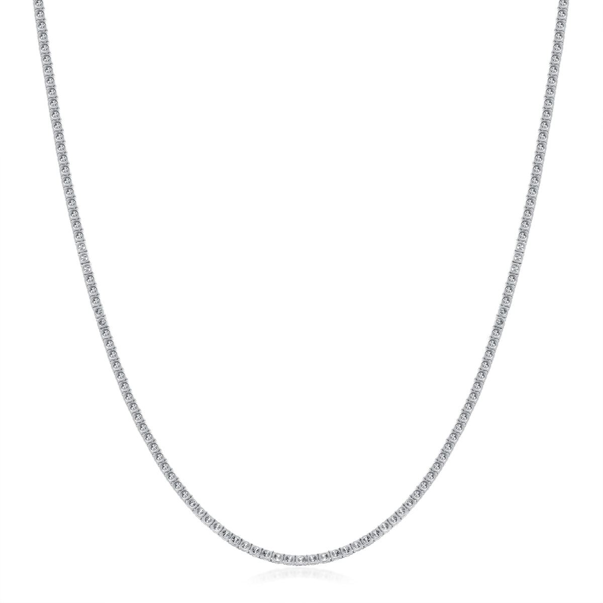 myGemma 9.35 ctw White Gold Lab Grown Diamond Necklace 3