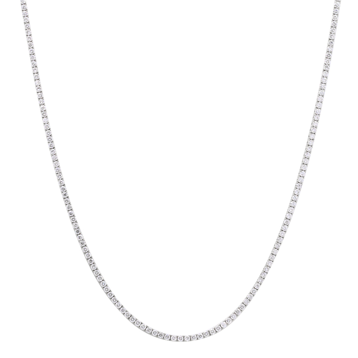 myGemma 9.35 ctw White Gold Lab Grown Diamond Necklace fv