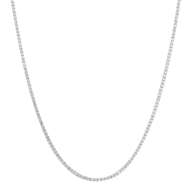 myGemma 9.35 ctw White Gold Lab Grown Diamond Necklace fv