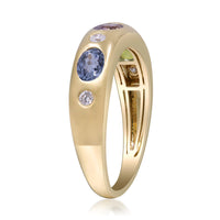 myGemma Yellow Gold Sapphire and Diamond Ring 3