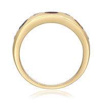 myGemma Yellow Gold Sapphire and Diamond Ring 4