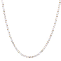 myGemma 22.08 ctw Yellow Gold Lab Grown Diamond Necklace fv