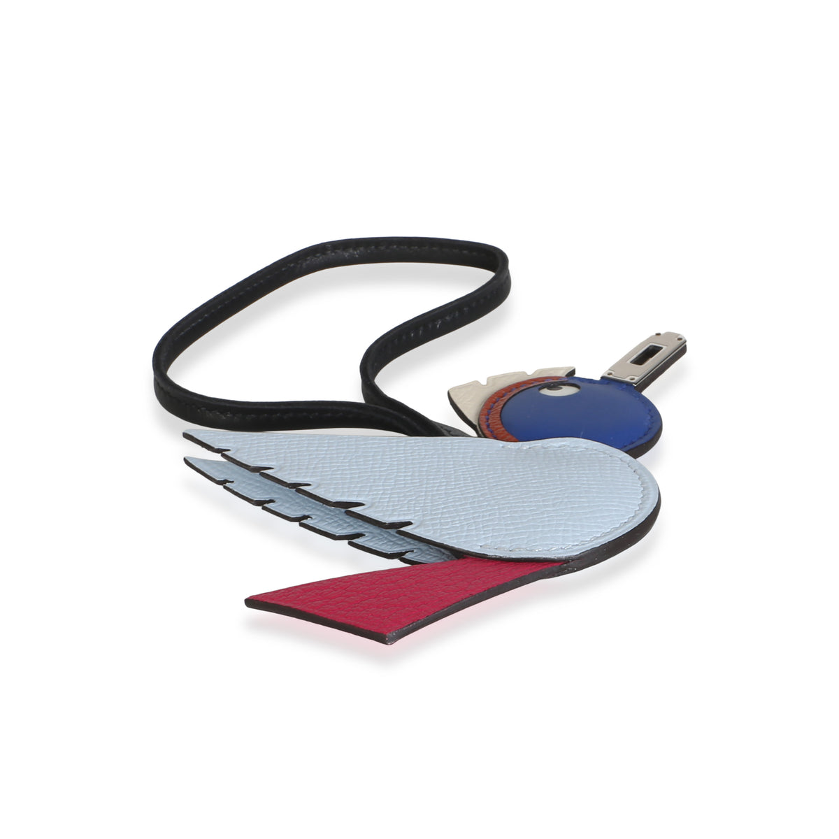Hermès Bleu Brume Rose Mexico Bleu Royal Cuivre Nata Black Milo Birdy Charm 8