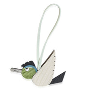 Hermès Beton Black Pelouse Vert Fizz Matte Alligator Chevre Lizard Birdy Charm 3