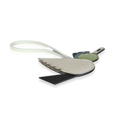 Hermès Beton Black Pelouse Vert Fizz Matte Alligator Chevre Lizard Birdy Charm 7
