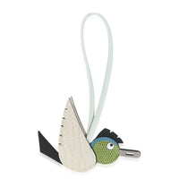 Hermès Beton Black Pelouse Vert Fizz Matte Alligator Chevre Lizard Birdy Charm fv