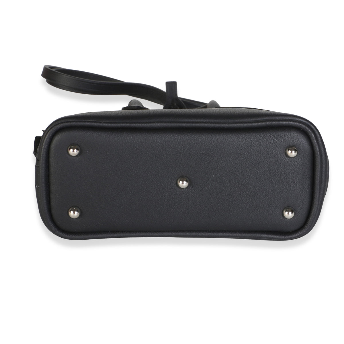 Hermès Black Swift Mini Bolide Shark Bag Charm 6