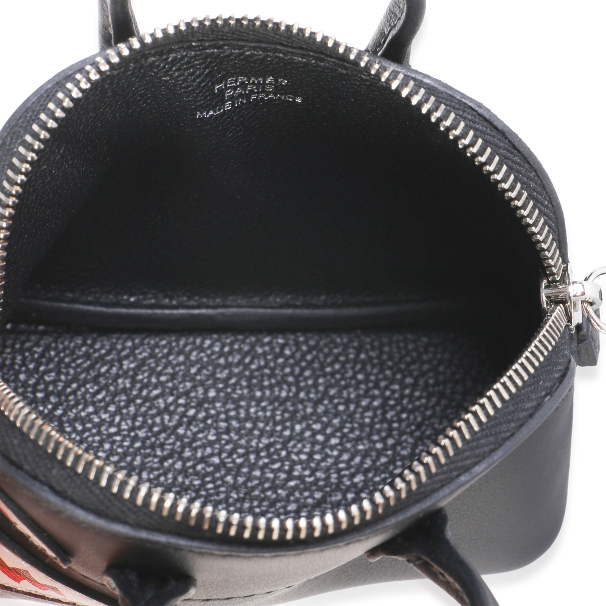 Hermès Black Swift Mini Bolide Shark Bag Charm 9