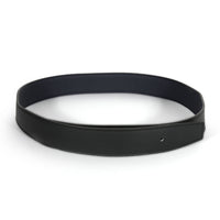 Hermès Black 135 & Bleu Nuit Togo Reversible 32mm Belt Strap fv