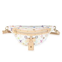 Louis Vuitton x TM White Multicolore Monogram Canvas High Rise Bumbag NM Handbag fv