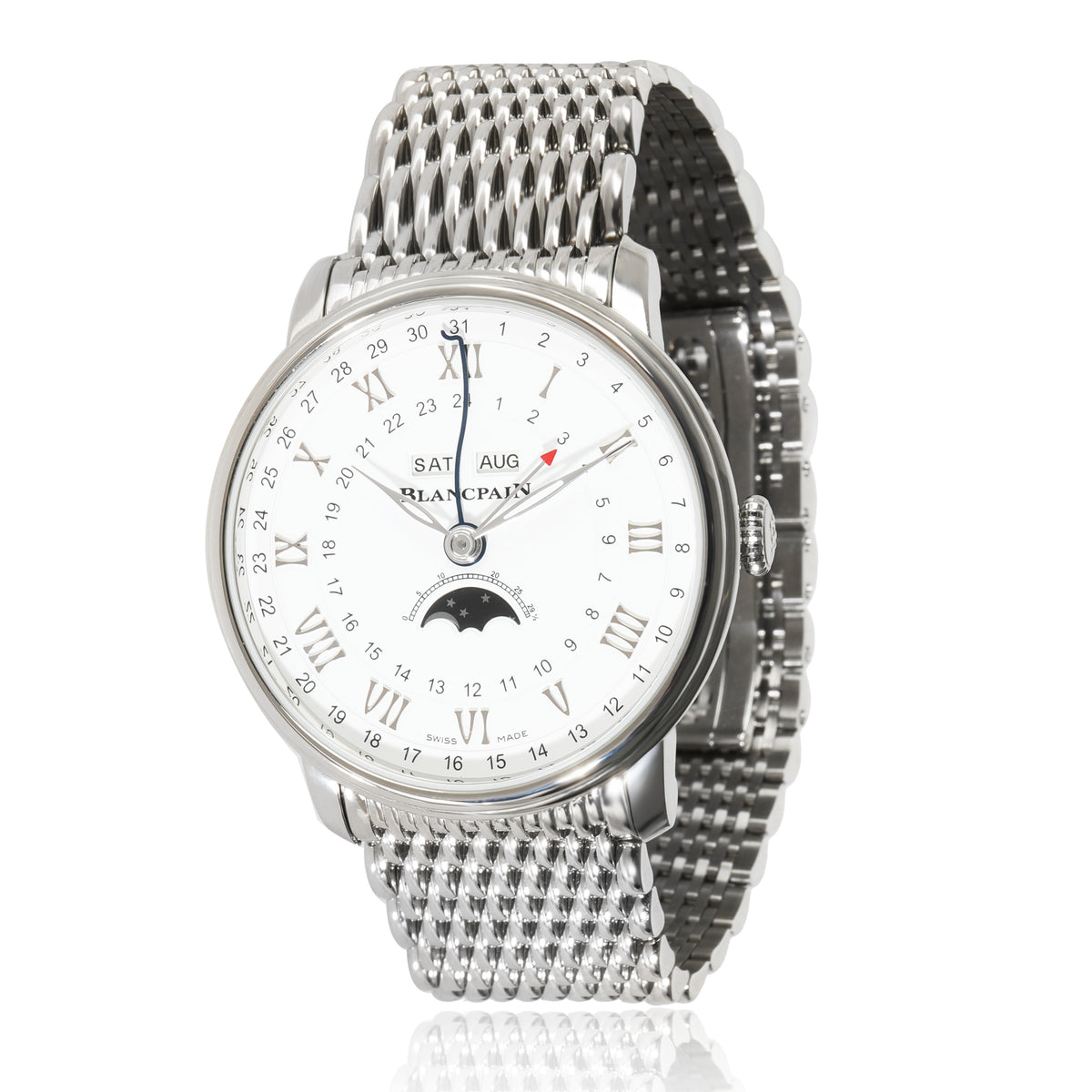 Villeret Quantieme Complet Phases de Luna GMT 6676-1127-MMB Men Watch