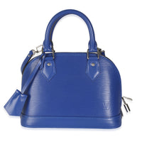 Louis Vuitton Blueberry Epi Alma BB Handbag fv