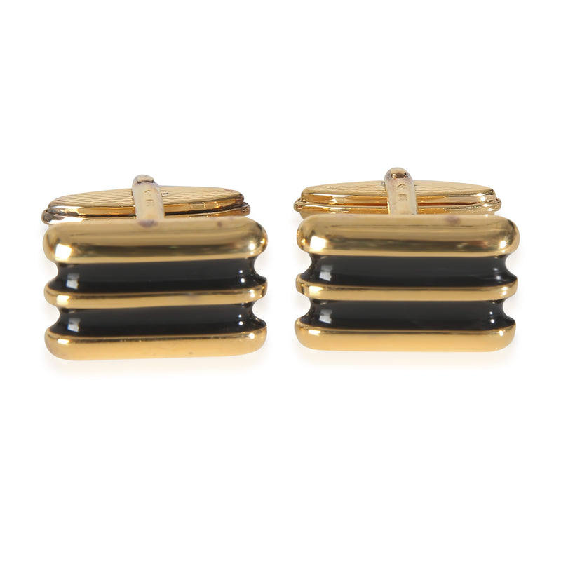 Dunhill Gold Plated  Vintage Cufflinks fv