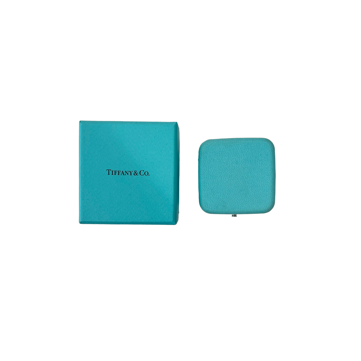 Tiffany & Co. White Gold Diamond Lock Ring box