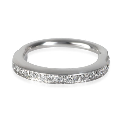 Tiffany & Co. White Gold Diamond Lock Ring fv