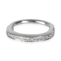 Tiffany & Co. White Gold Diamond Lock Ring fv