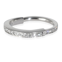 Tiffany & Co. White Gold Diamond Lock Ring sv