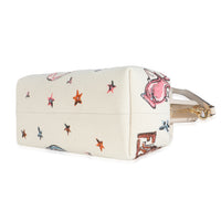 Fendi White Astrology Embroidered Canvas First Small Bag Handbag box