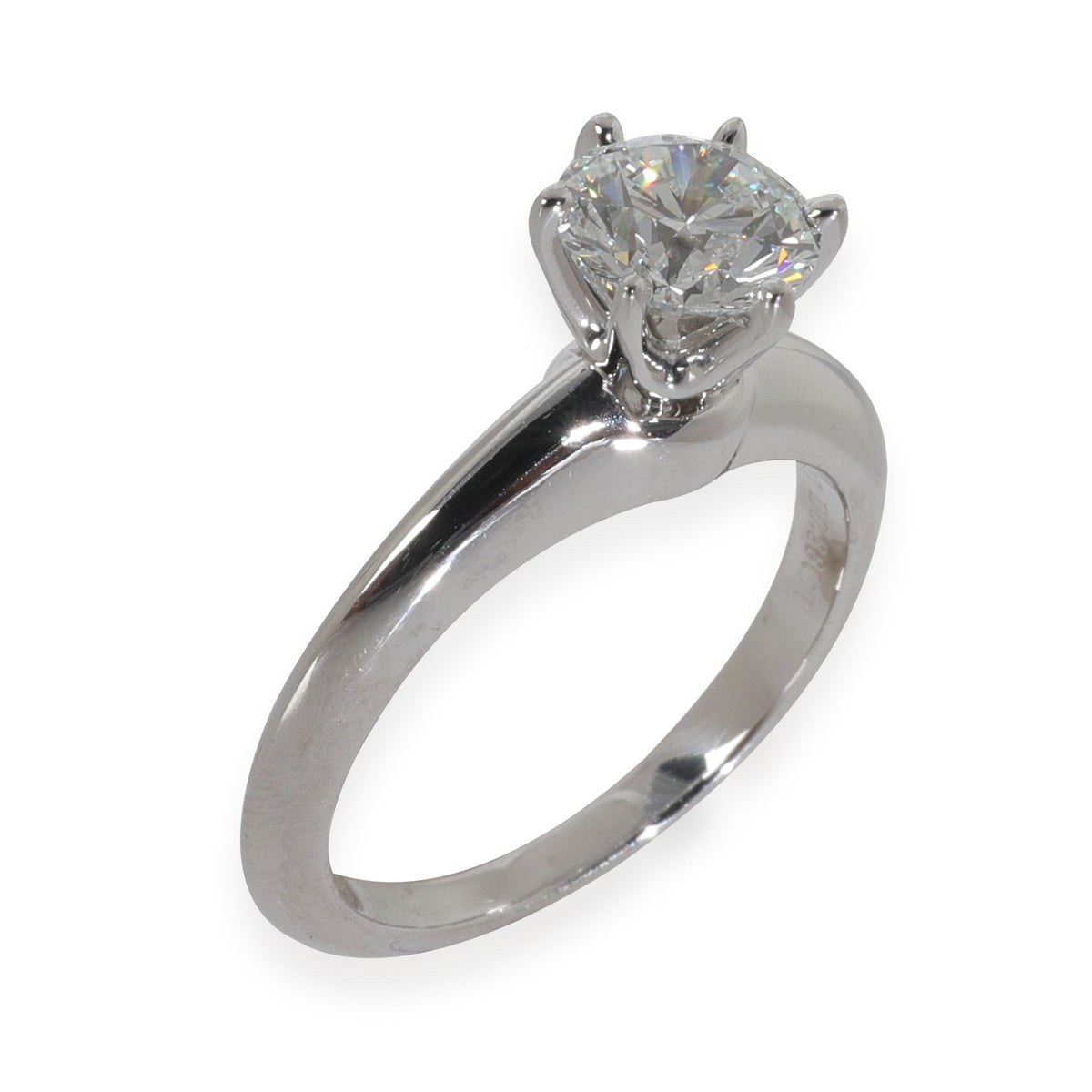 Tiffany & Co. 0.88 ct Round Brilliant Diamond Engagement Ring av