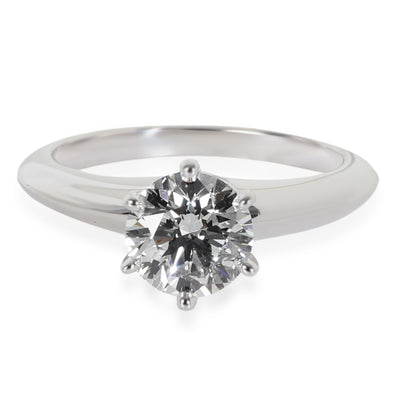 Tiffany & Co. 0.88 ct Round Brilliant Diamond Engagement Ring fv