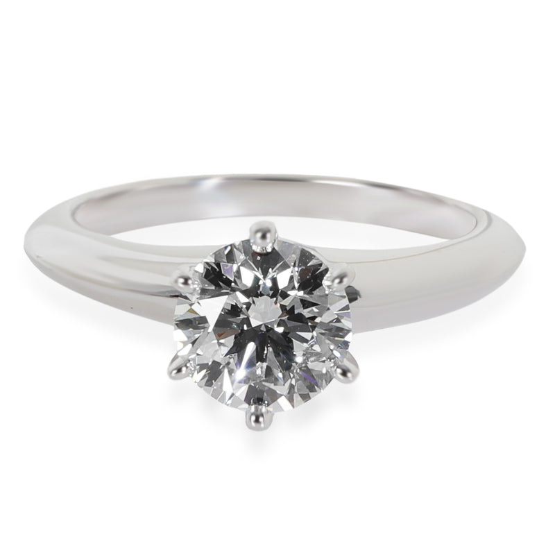 Tiffany & Co. 0.88 ct Round Brilliant Diamond Engagement Ring fv