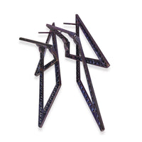 Stephen Webster Purple Titanium Diamond Vertigo Infinity Earrings sv