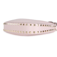 Valentino Water Lilac Grained Calfskin Rockstud Hobo Bag Handbag box