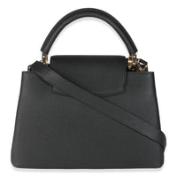 Louis Vuitton x TM Black Taurillon Capucines MM Handbag bv