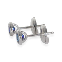 Tiffany & Co. Platinum Sapphire Elsa Peretti Color By The Yard Earrings sv