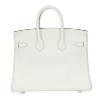 Hermès Mushroom Swift Birkin 25 PHW Handbag bv