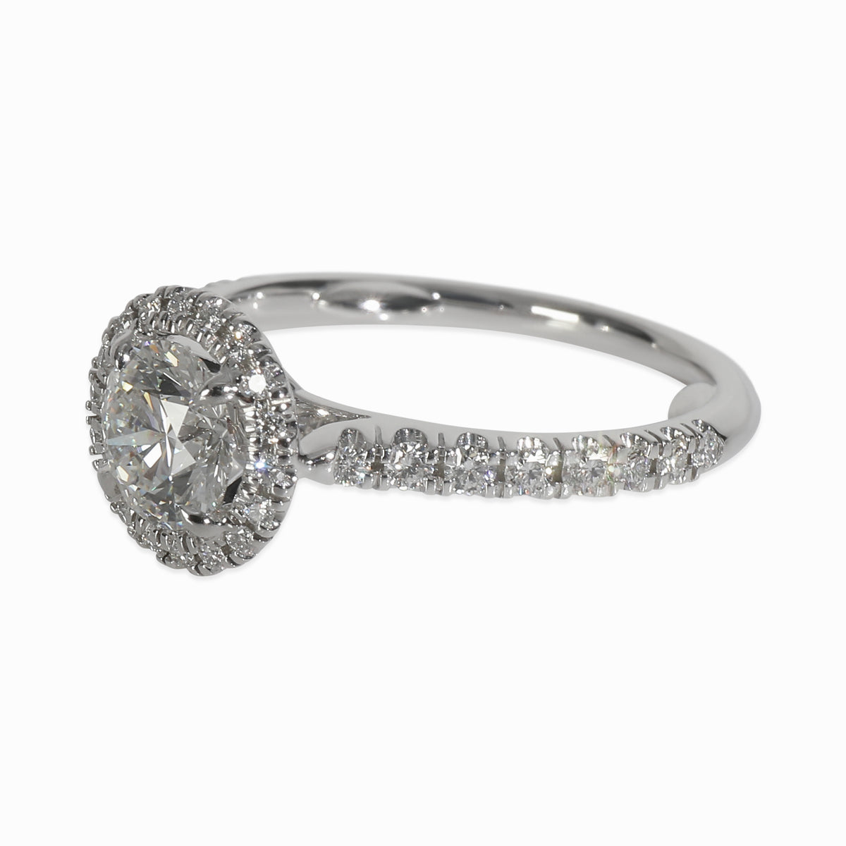 Cartier 0.9 ct Round Brilliant Diamond Destinee Engagement Ring sv