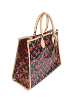 Louis Vuitton x TM Monogram Cherry Crystal Onthego GM Handbag pv