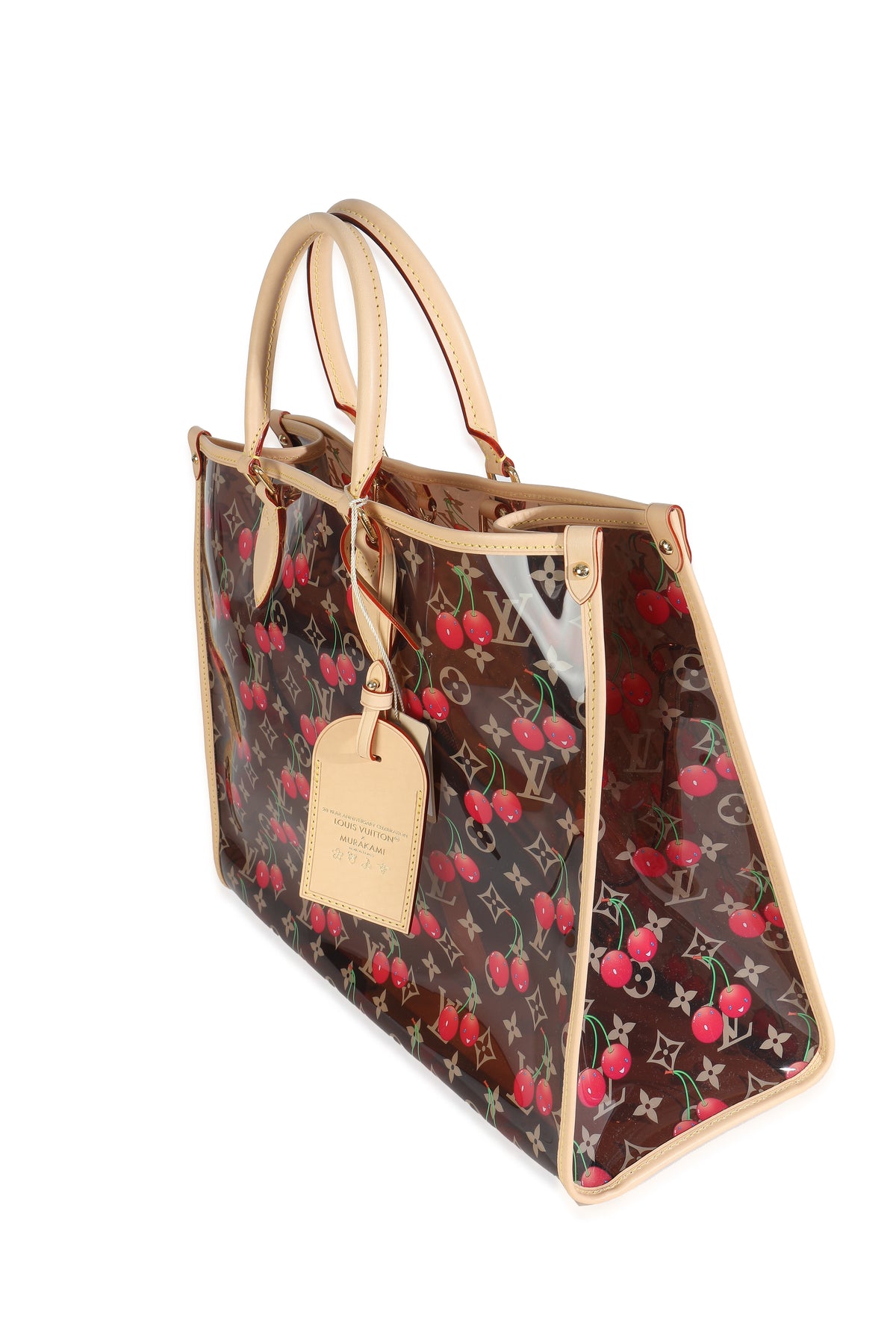 Louis Vuitton x TM Monogram Cherry Crystal Onthego GM Handbag sv