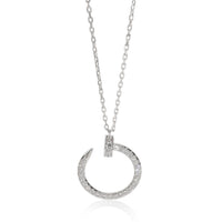 Cartier White Gold Diamond Juste Un Clou Pendant fv