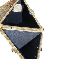 Goyard Gold ine Canvas De Trunk Bag Handbag ad1