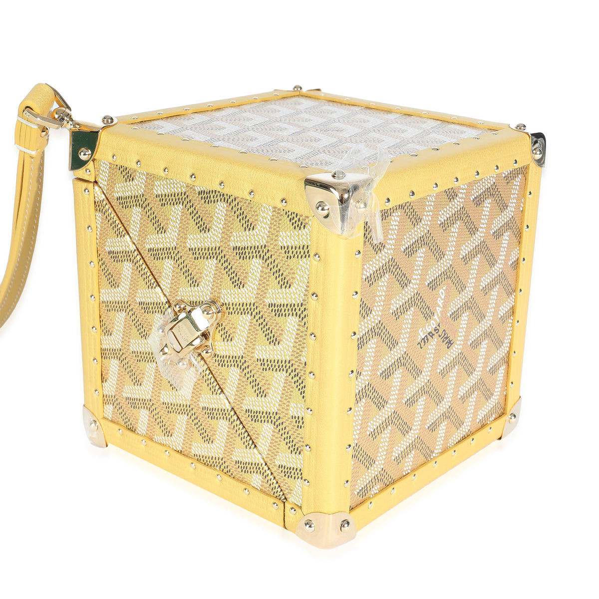 Goyard Gold ine Canvas De Trunk Bag Handbag av