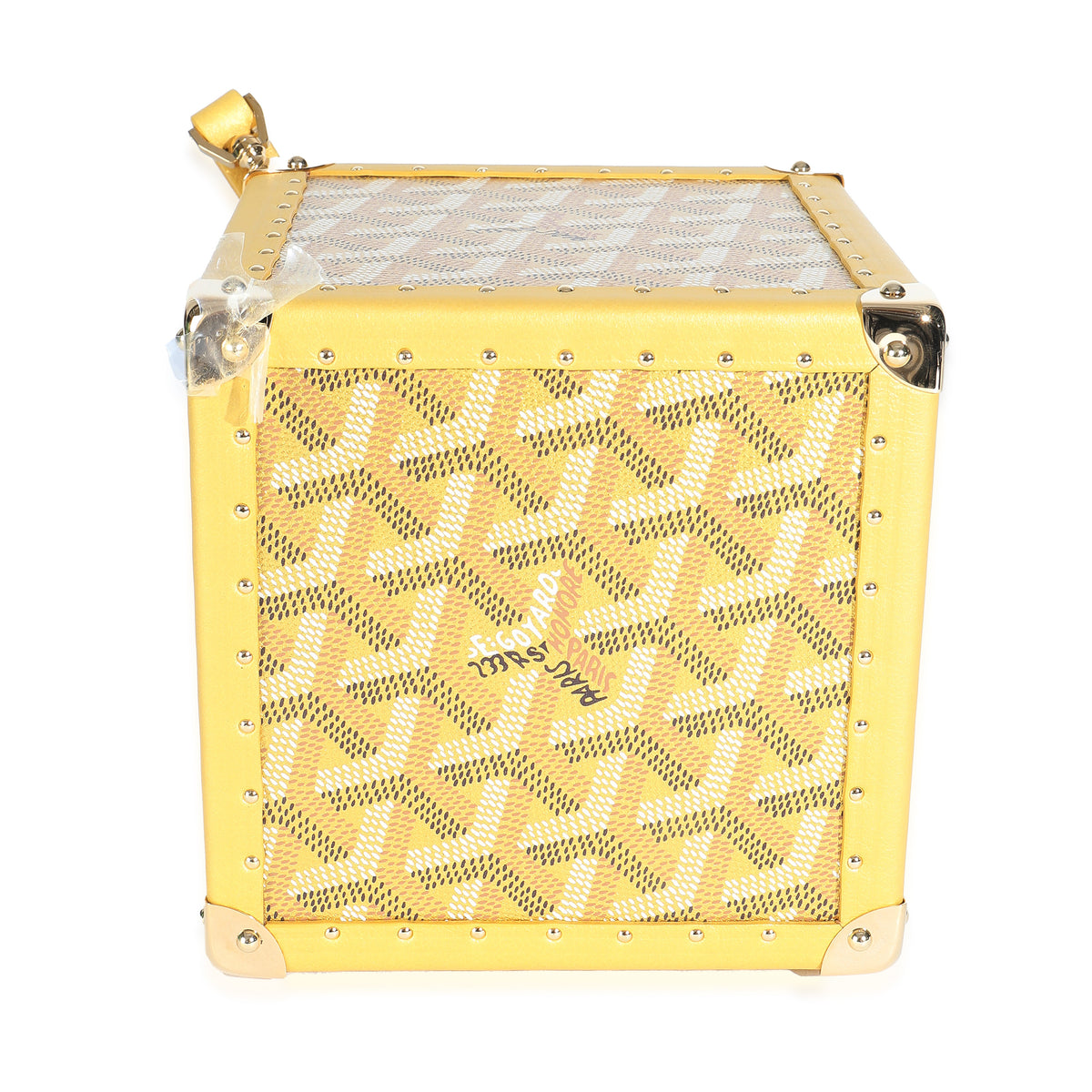 Goyard Gold ine Canvas De Trunk Bag Handbag box