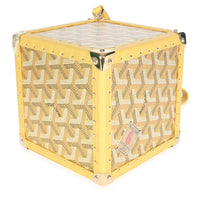 Goyard Gold ine Canvas De Trunk Bag Handbag clasp