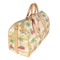 Louis Vuitton Monogram Surfin' Keepall Bandouliere 50 Sand Handbag pv