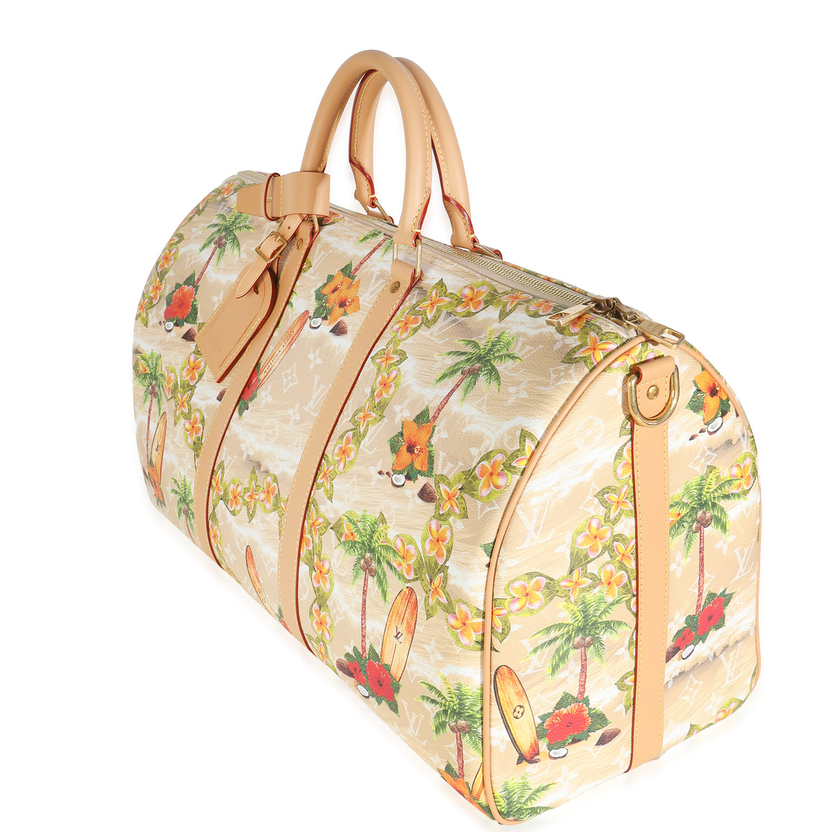 Louis Vuitton Monogram Surfin' Keepall Bandouliere 50 Sand Handbag sv