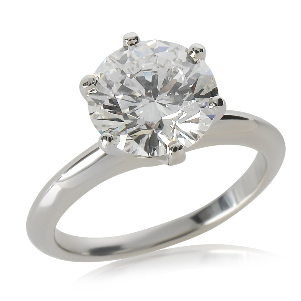 Tiffany & Co. 2.56 ct Round Brilliant Diamond Engagement Ring ad1