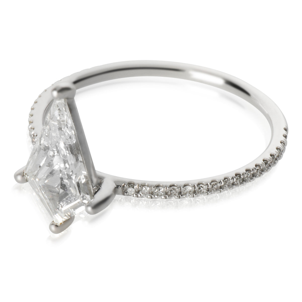 myGemma White Gold Kite Dagger Diamond Ring sv