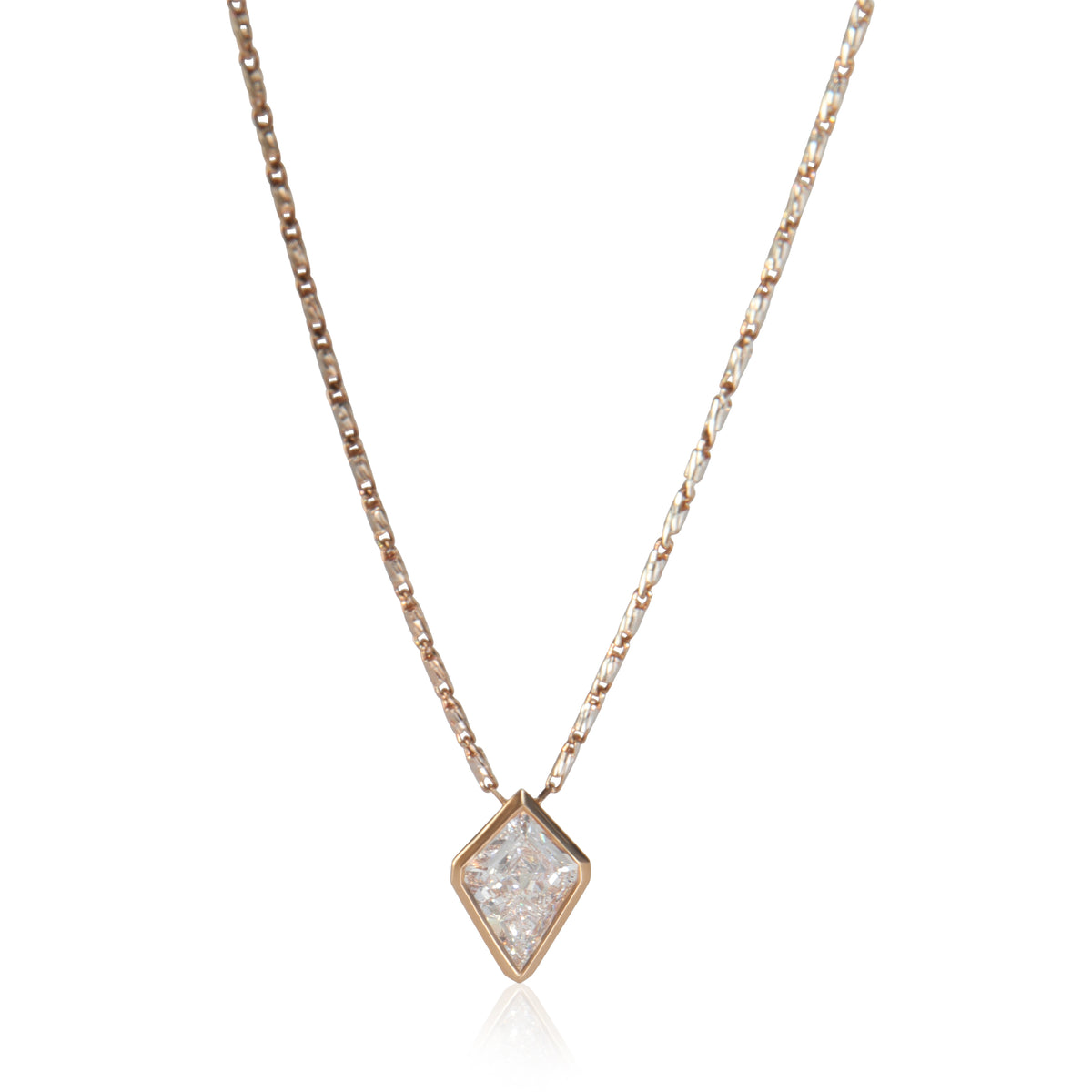 myGemma Rose Gold Diamond Kite Pendant fv