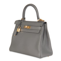 Hermès Etain Clemence Retourne Kelly 28 GHW Handbag av
