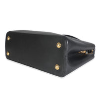 Louis Vuitton Black Taurillon Flower Crown Capucines MM Handbag box