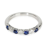 Tiffany & Co. Platinum Diamond Tiffany Together Band fv