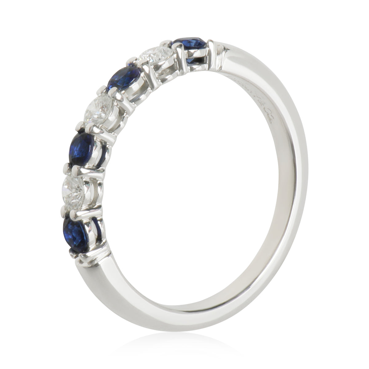 Tiffany & Co. Platinum Diamond Tiffany Together Band av