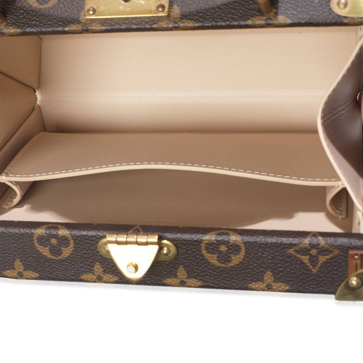 Louis Vuitton Monogram Canvas Handle Trunk Handbag ad1